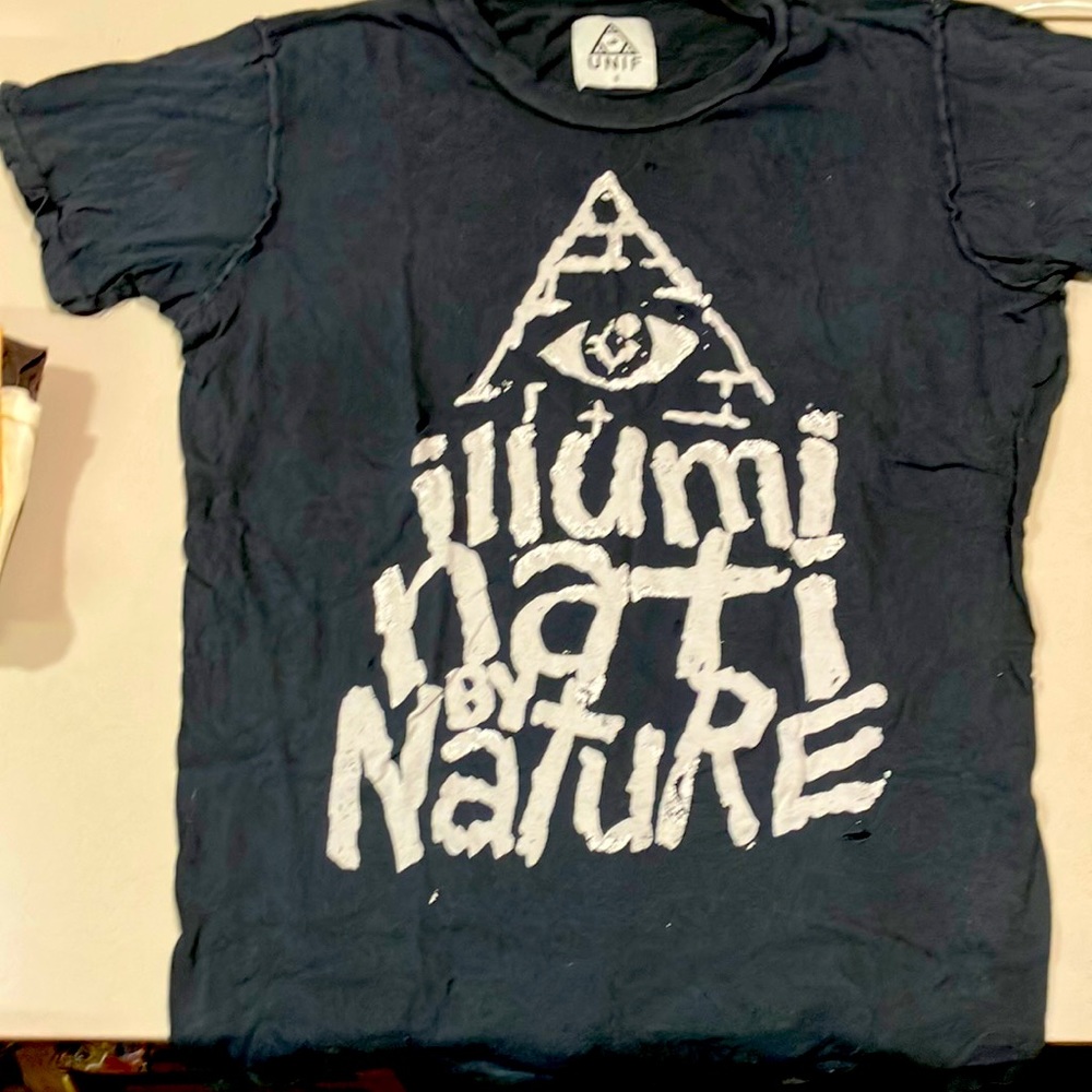 Unif Illuminati by nature tee rare like new size s
